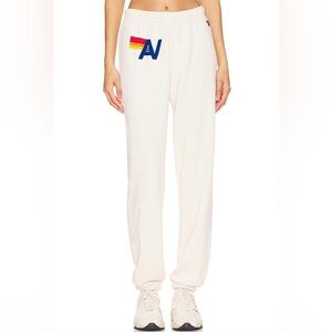 Aviator nation white sweatpants